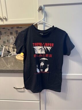Tokyo Japan Graphic Kids Tee - Black